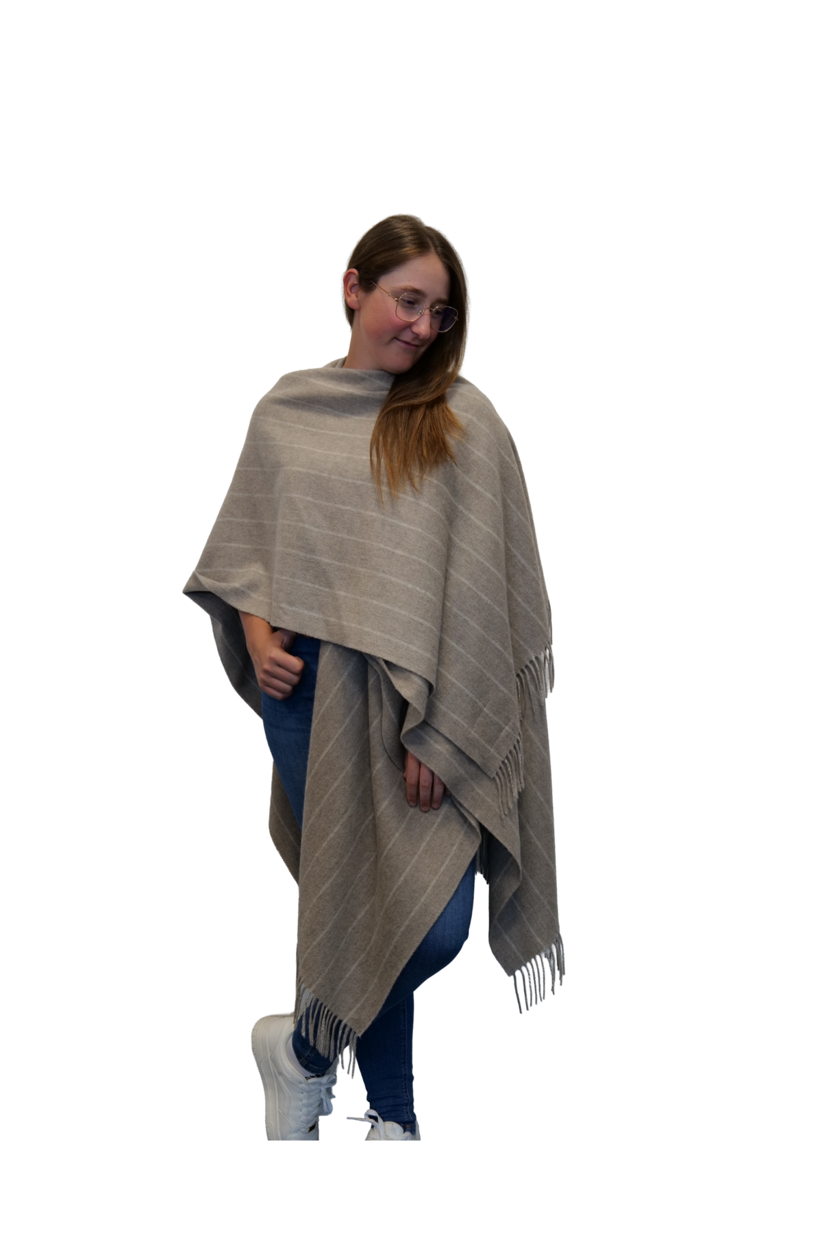 Poncho Mailand Beige