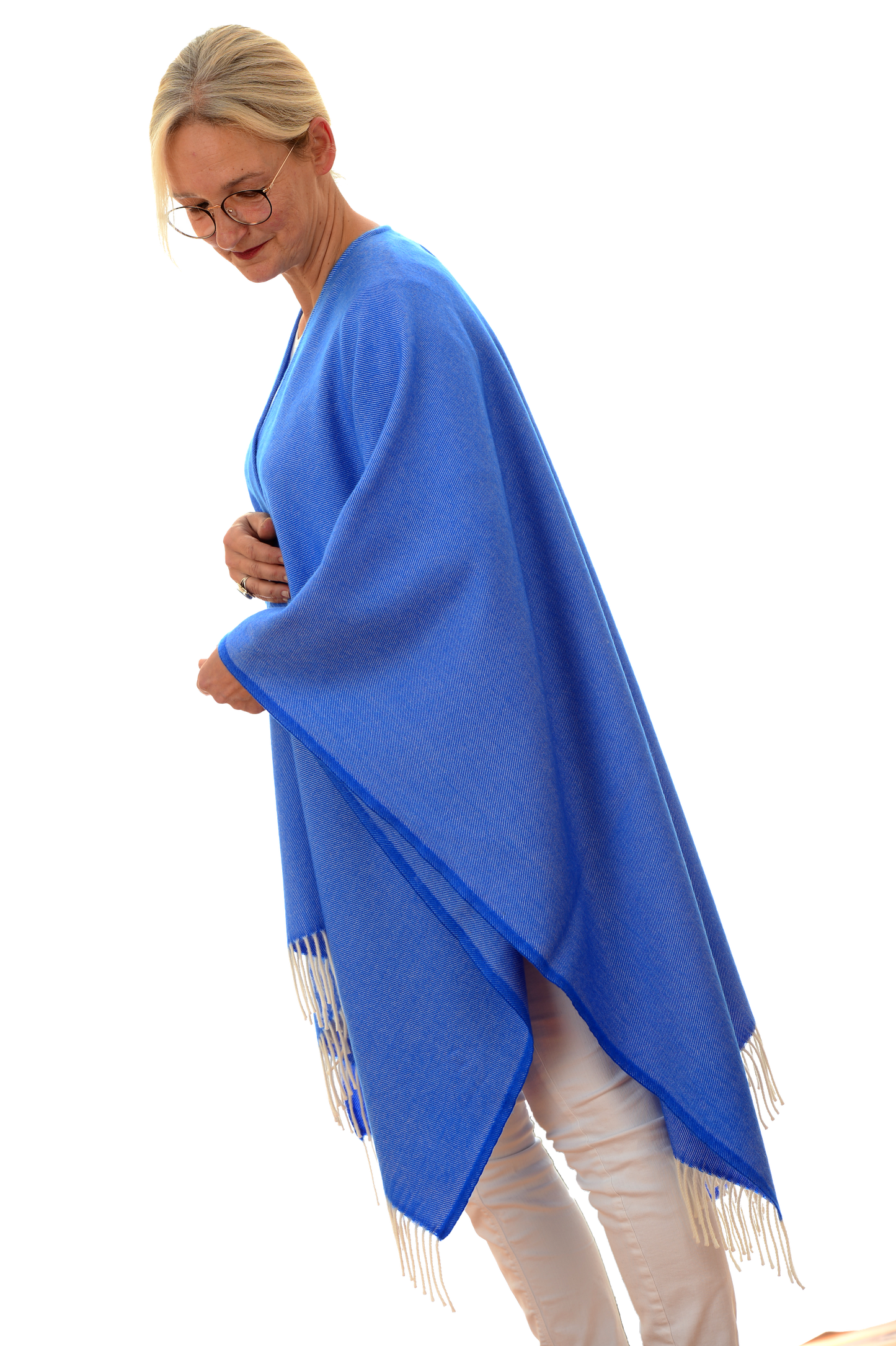 Royal Poncho Blau