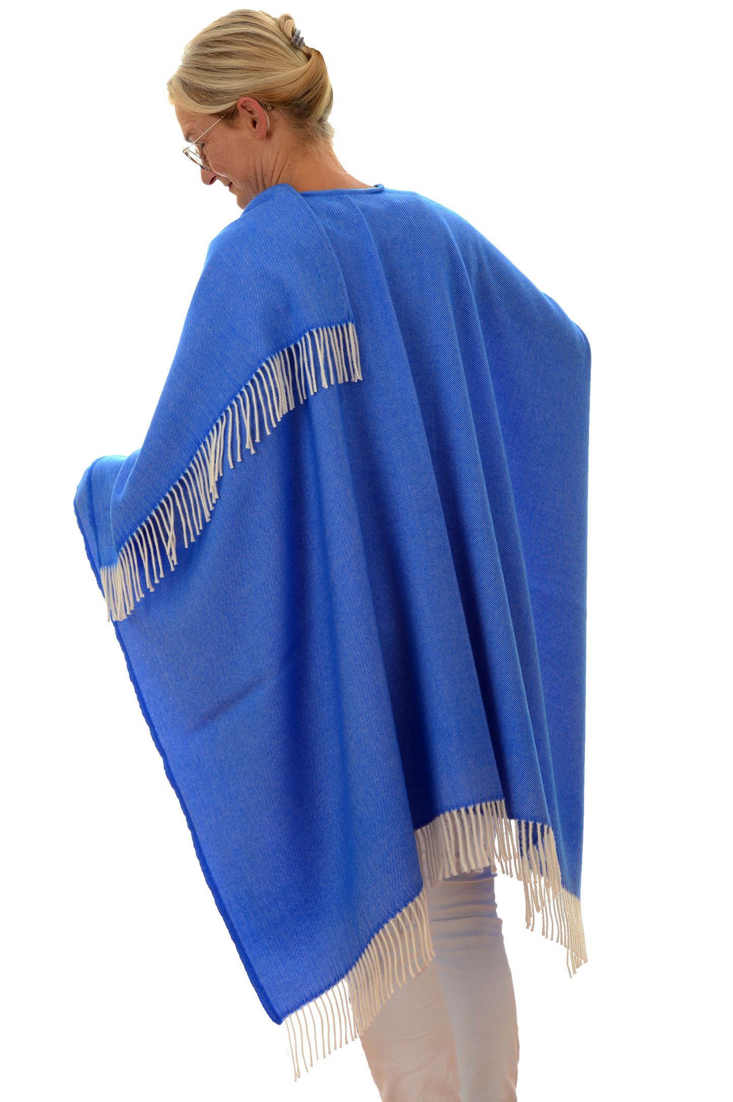 Royal Poncho Blau