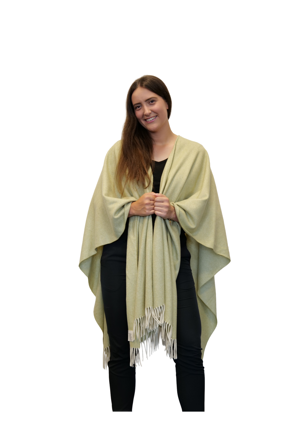 Poncho Rio Hellgrün