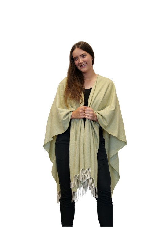 Poncho Rio Hellgrün