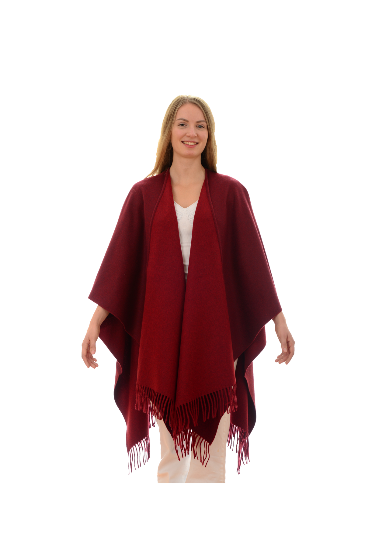 Poncho Rom Rot