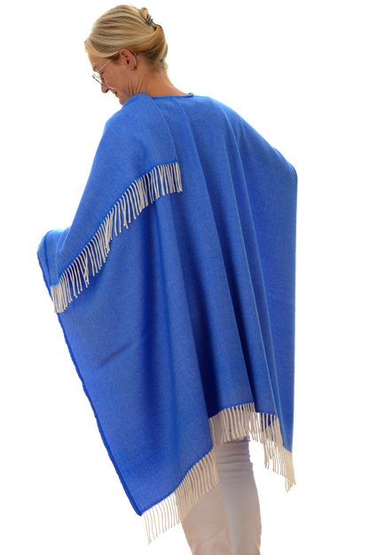 Royal Poncho Blau