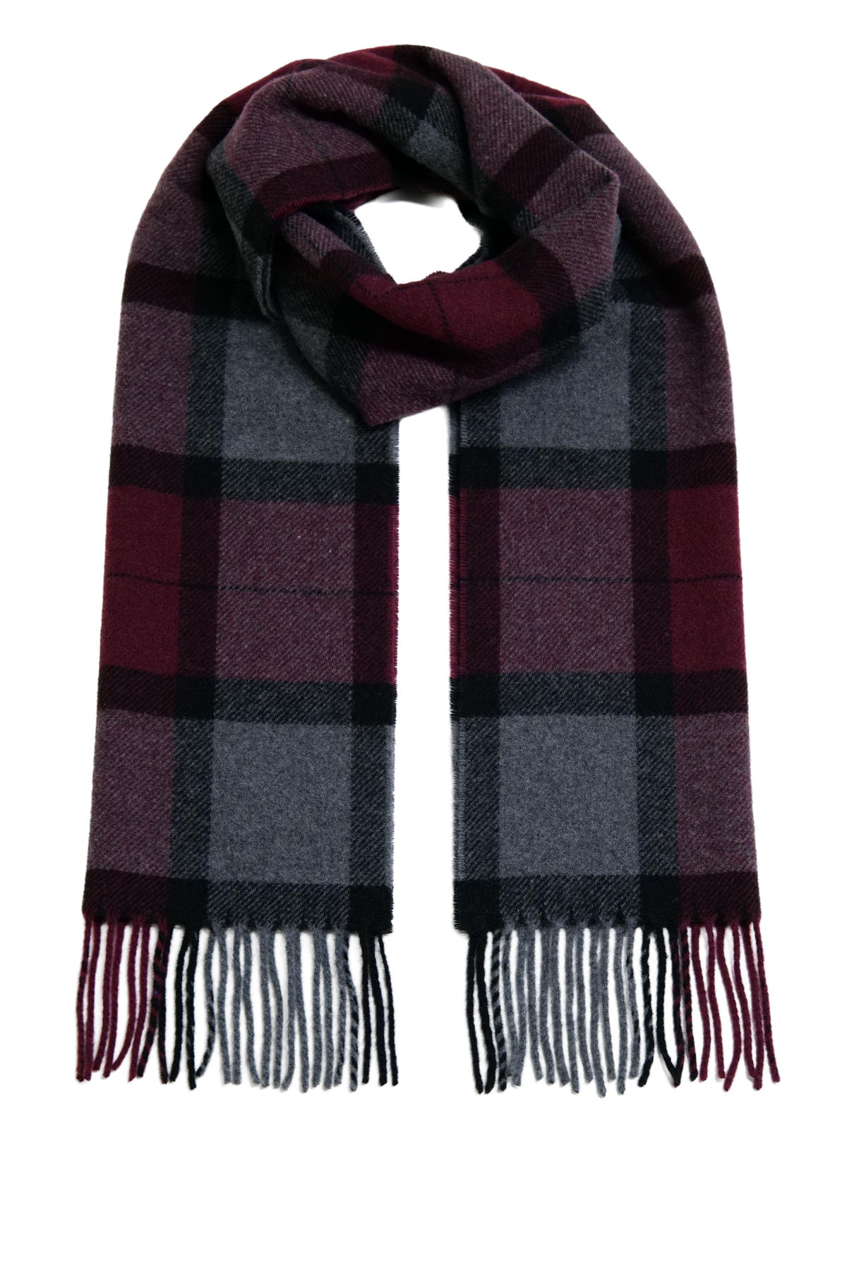 Schal Livorno Karo Rot