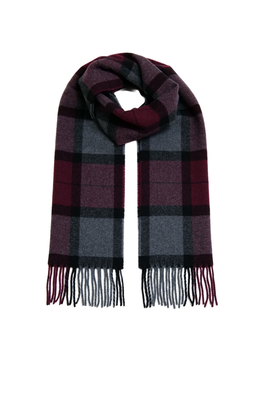 Schal Livorno Karo Rot